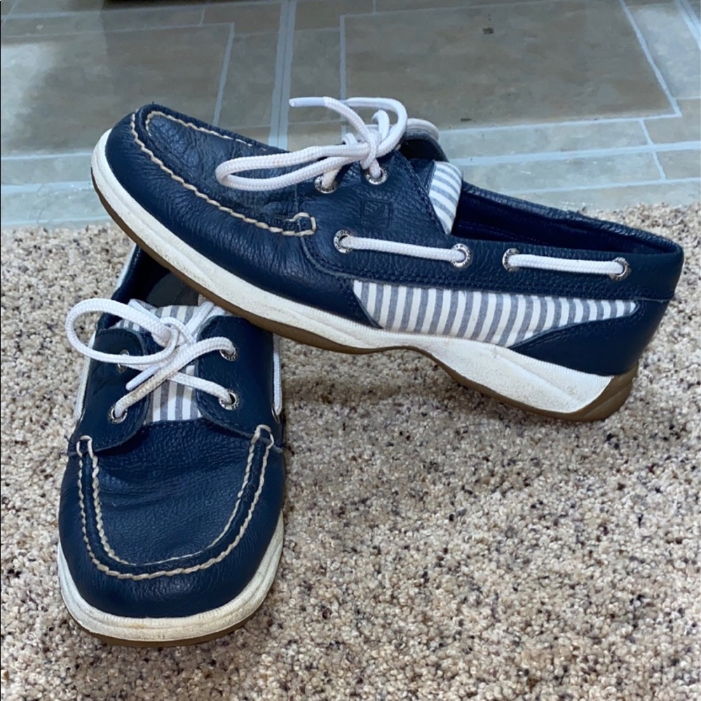 Navy Sperry Loafers- women’s size 6